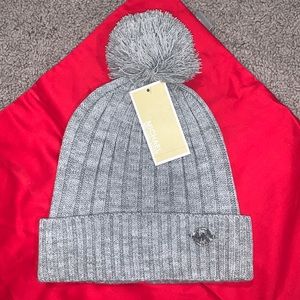 MICHAEL by Michael Kors Pom Cuffed Beanie